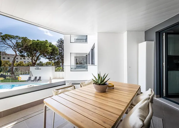 Apartament Port-avenue, Design-wohnung, Pool, Strandnah