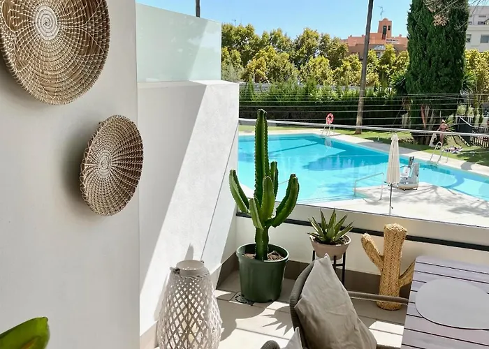 Port-avenue, Design-wohnung, Pool, Strandnah Marbellac